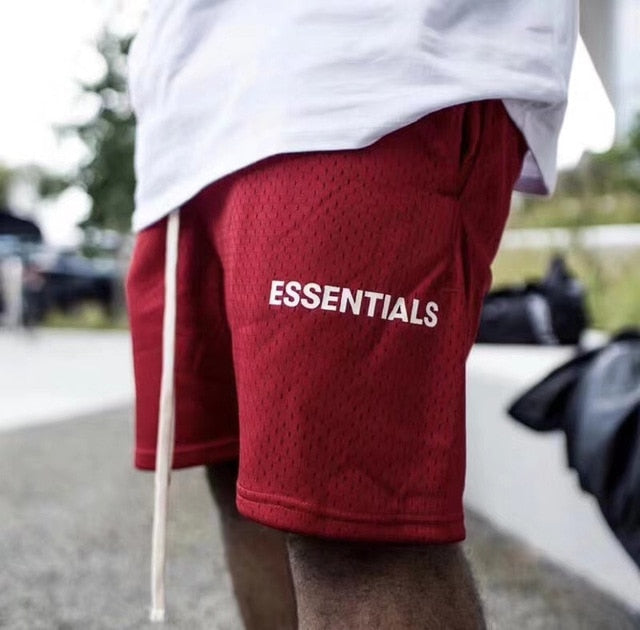Mesh Essentials Boxy FOG Shorts Men Wome 1:1 High-Quality Fashion