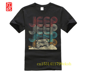 Vintage Jeeps Retro 70s Sunset Off Road Men Women Kids Gift T-Shirt