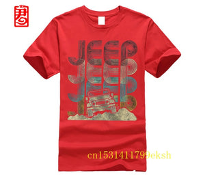 Vintage Jeeps Retro 70s Sunset Off Road Men Women Kids Gift T-Shirt