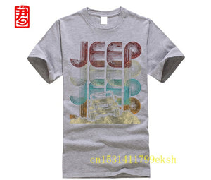 Vintage Jeeps Retro 70s Sunset Off Road Men Women Kids Gift T-Shirt