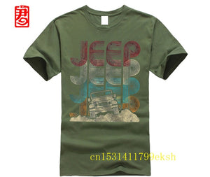 Vintage Jeeps Retro 70s Sunset Off Road Men Women Kids Gift T-Shirt