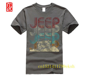 Vintage Jeeps Retro 70s Sunset Off Road Men Women Kids Gift T-Shirt