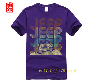 Vintage Jeeps Retro 70s Sunset Off Road Men Women Kids Gift T-Shirt