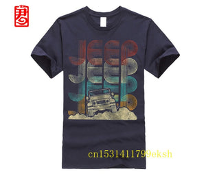 Vintage Jeeps Retro 70s Sunset Off Road Men Women Kids Gift T-Shirt