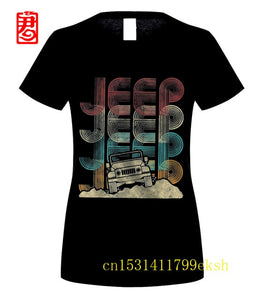 Vintage Jeeps Retro 70s Sunset Off Road Men Women Kids Gift T-Shirt