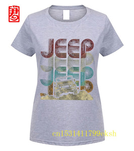 Vintage Jeeps Retro 70s Sunset Off Road Men Women Kids Gift T-Shirt