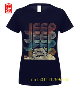 Vintage Jeeps Retro 70s Sunset Off Road Men Women Kids Gift T-Shirt