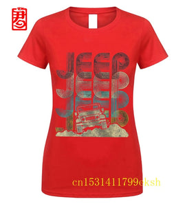 Vintage Jeeps Retro 70s Sunset Off Road Men Women Kids Gift T-Shirt